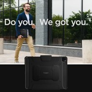 Удароустойчив калъф за iPad Pro 11 от Spigen Rugged Armor Pro - Черен