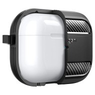 Удароустойчив силиконов калъф за Apple AirPods Pro 1 / 2 от Spigen Rugged Armor - Черен мат