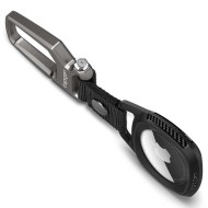 Ключодържател за Apple AirTag от Spigen Rugged Armor - Черен мат