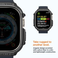 Удароустойчив кейс за Apple Watch Ultra 1/2 (49mm) от Spigen Rugged Armor - Черен