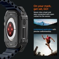 Удароустойчив кейс за Apple Watch Ultra 1/2 (49mm) от Spigen Rugged Armor - Черен