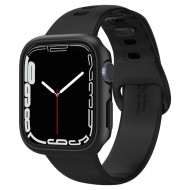 Твърд калъф за Apple Watch 7/8/9 (45mm) от Spigen Thin Fit - Черен