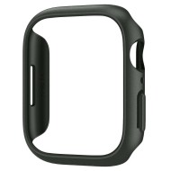 Твърд калъф за Apple Watch 7/8/9 (45mm) от Spigen Thin Fit - Military Green