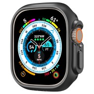 Твърд калъф за Apple Watch Ultra 1/2 (49 mm) от Spigen Thin Fit - Черен