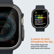 Твърд калъф за Apple Watch Ultra 1/2 (49 mm) от Spigen Thin Fit - Черен