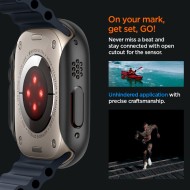 Твърд калъф за Apple Watch Ultra 1/2 (49 mm) от Spigen Thin Fit - Черен