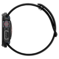 Удароустойчив кейс с протектор за Apple Watch 7 / 8 / 9 (45mm) от Spigen Tough Armor - Черен
