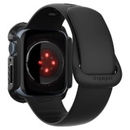 Удароустойчив кейс с протектор за Apple Watch 7 / 8 / 9 (45mm) от Spigen Tough Armor - Черен