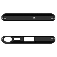 Удароустойчив, твърд кейс за Samsung Galaxy S22 Ultra от Spigen Tough Armor - Черен
