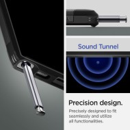Удароустойчив, твърд кейс за Samsung Galaxy S22 Ultra от Spigen Tough Armor - Черен