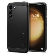 Удароустойчив, твърд кейс за Samsung Galaxy S23 от Spigen Tough Armor - Черен