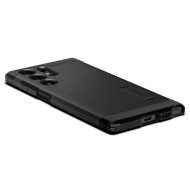 Удароустойчив, твърд кейс за Samsung Galaxy S23 Ultra от Spigen Tough Armor - Черен