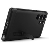 Удароустойчив, твърд кейс за Samsung Galaxy S23 Ultra от Spigen Tough Armor - Черен