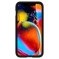 Удароустойчив, твърд кейс за iPhone 12 / 12 Pro от Spigen Tough Armor - Черен