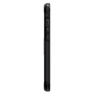 Удароустойчив, твърд кейс за iPhone 12 / 12 Pro от Spigen Tough Armor - Черен