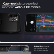 Удароустойчив, твърд кейс за iPhone 12 / 12 Pro от Spigen Tough Armor - Черен
