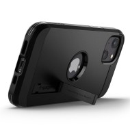 Удароустойчив, твърд кейс за iPhone 13 от Spigen Tough Armor - Черен