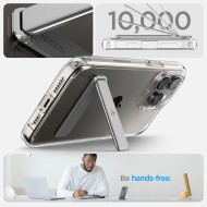 Удароустойчив твърд кейс за iPhone 14 Pro Max от Spigen Ultra Hybrid S - Прозрачен