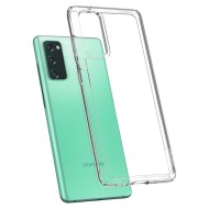 Удароустойчив твърд кейс за Samsung Galaxy S20 FE от Spigen Ultra Hybrid - Прозрачен