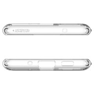 Удароустойчив твърд кейс за Samsung Galaxy S20 FE от Spigen Ultra Hybrid - Прозрачен