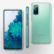 Удароустойчив твърд кейс за Samsung Galaxy S20 FE от Spigen Ultra Hybrid - Прозрачен