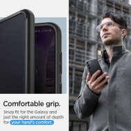 Удароустойчив твърд кейс за Samsung Galaxy S23 от Spigen Ultra Hybrid - Frost Black
