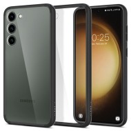 Удароустойчив твърд кейс за Samsung Galaxy S23 от Spigen Ultra Hybrid - Матово Черно