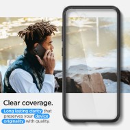 Удароустойчив твърд кейс за Samsung Galaxy S23 от Spigen Ultra Hybrid - Матово Черно