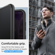 Удароустойчив твърд кейс за Samsung Galaxy S23 от Spigen Ultra Hybrid - Матово Черно