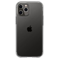 Удароустойчив твърд кейс за iPhone 12 / 12 Pro от Spigen Ultra Hybrid - Прозрачен