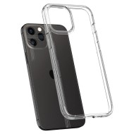 Удароустойчив твърд кейс за iPhone 12 / 12 Pro от Spigen Ultra Hybrid - Прозрачен
