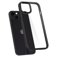 Удароустойчив твърд кейс за iPhone 13 от Spigen Ultra Hybrid - Матово Черно