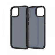Удароустойчив твърд кейс за iPhone 13 от Spigen Ultra Hybrid - Frost Black