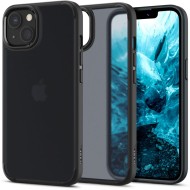 Удароустойчив твърд кейс за iPhone 13 от Spigen Ultra Hybrid - Frost Black