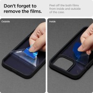 Удароустойчив твърд кейс за iPhone 13 от Spigen Ultra Hybrid - Frost Black