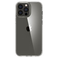 Удароустойчив твърд кейс за iPhone 13 Pro Max от Spigen Ultra Hybrid - Прозрачен