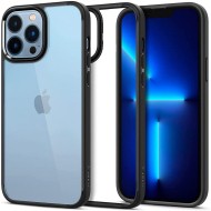 Удароустойчив твърд кейс за iPhone 13 Pro Max от Spigen Ultra Hybrid - Матово Черно