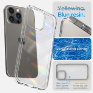 Удароустойчив твърд кейс за iPhone 14 Pro от Spigen Ultra Hybrid - Frost Clear