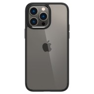 Удароустойчив твърд кейс за iPhone 14 Pro от Spigen Ultra Hybrid - Матово Черно