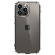 Удароустойчив твърд кейс за iPhone 14 Pro Max от Spigen Ultra Hybrid - Прозрачен