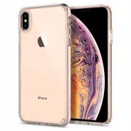 Удароустойчив твърд кейс за iPhone X / XS от Spigen Ultra Hybrid - Прозрачен
