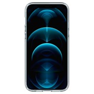 Удароустойчив кейс с MagSafe пръстен за iPhone 12 / 12 Pro от Spigen Ultra Hybrid Mag - Бял