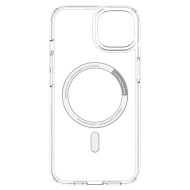 Удароустойчив кейс с MagSafe пръстен за iPhone 13 Mini от Spigen Ultra Hybrid Mag - Бял
