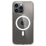 Удароустойчив кейс с MagSafe пръстен за iPhone 14 Pro Max от Spigen Ultra Hybrid Mag - Бял