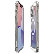 Удароустойчив кейс с MagSafe пръстен за iPhone 14 Pro Max от Spigen Ultra Hybrid Mag - Бял