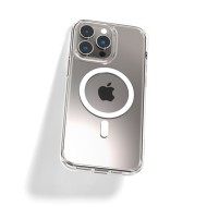 Удароустойчив кейс с MagSafe пръстен за iPhone 14 Pro Max от Spigen Ultra Hybrid Mag - Бял
