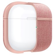 Твърд, текстилен калъф за Apple AirPods 3 от Spigen Urban Fit - Rose Gold