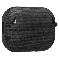 Твърд, текстилен калъф за Apple AirPods Pro 1/2 от Spigen Urban Fit - Черен