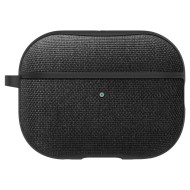 Твърд, текстилен калъф за Apple AirPods Pro 1/2 от Spigen Urban Fit - Черен