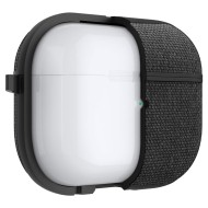 Твърд, текстилен калъф за Apple AirPods Pro 1/2 от Spigen Urban Fit - Черен
